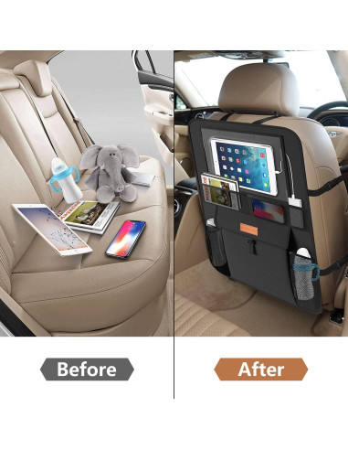 Protector de Asiento de Coche SMART ELF XL Impermeable Negro