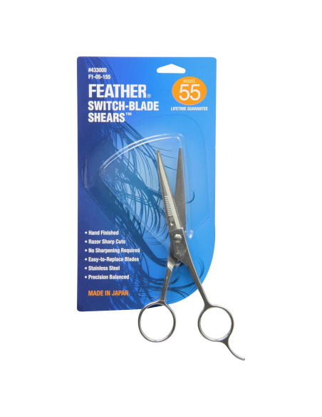 Tijeras Plegables No.55 Feather 14 cm - Reemplazo de Cuchillas Tijeras Plegables No.55 Feather 14 cm - Reemplazo de Cuchillas