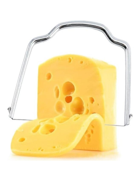 Cortadores de Queso Yopolaz de Acero Inoxidable - Paquete de 2 Cortadores de Queso Yopolaz de Acero Inoxidable - Paquete de 2