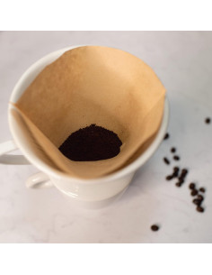 Filtro de Café de Porcelana Cilio C104943 4 Medio Blanco 2