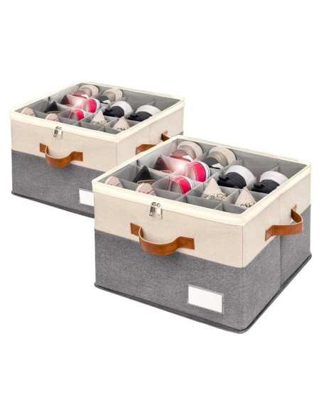 Organizador de Zapatos RONCHIL Plegable 2 Paquetes Beige 43x43x32.5cm Organizador de Zapatos RONCHIL Plegable 2 Paquetes Beige 43x43x32.5cm