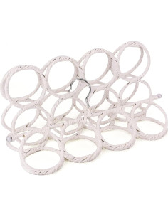 Organizador de Perchas Tosnail - Paquete de 2 para Bufandas y Corbatas - Blanco 2