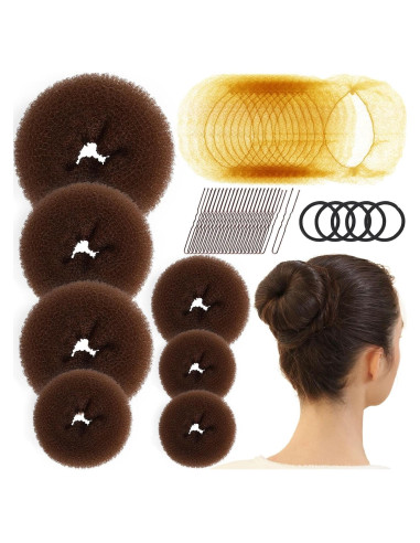 Kit de Fabricación de Moños Fandamei - 7 Donuts y Accesorios