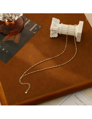 Conjunto de Pulseras de Tobillo de Oro MFRYK - 21 cm Ajustable