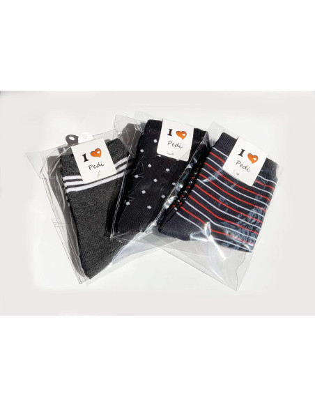 Calcetines de Pedicura Sin Dedos IM, 3 Pares Unisex, Talla Única Calcetines de Pedicura Sin Dedos IM, 3 Pares Unisex, Talla Única