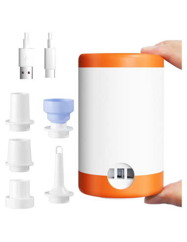 Bomba de aire MEIQIHOME recargable para inflables 1500 mAh