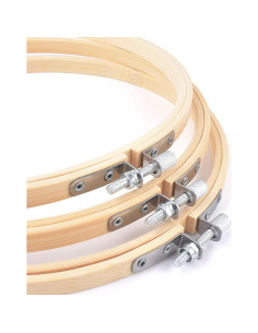 Set de 12 Aros de Bordado de Bambú 3-8 Pulgadas TINDTOP 2