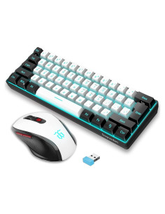 Combo Teclado Mecánico RGB y Ratón Inalámbrico Snpurdiri