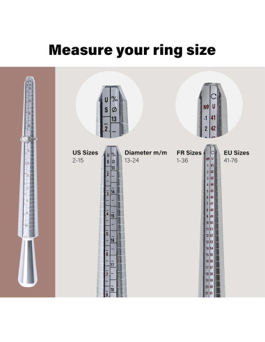 Kit de Herramientas de Medición de Anillos Artilife 27 Piezas
