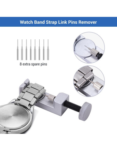 Kit de Herramientas para Reloj Ohuhu 213 Piezas Profesional