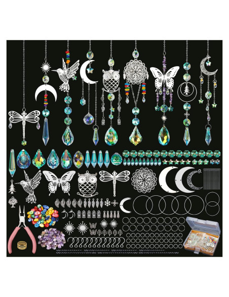 Kit de Atrapa Rayos DIY Worgree 460 Piezas Cristal Decoración Kit de Atrapa Rayos DIY Worgree 460 Piezas Cristal Decoración