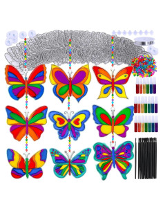 Kit de Manualidades Winlyn 27 Piezas Atrapasol Mariposa DIY