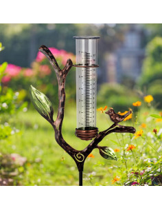 Pluviómetro de Metal Viterlight 7" (17.78 cm) Jardín Decorativo 2
