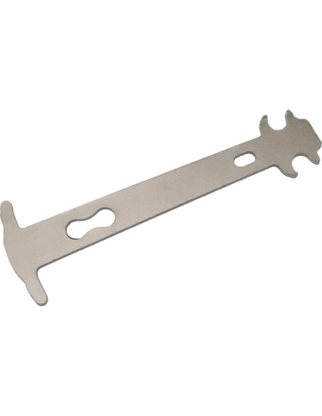 Comprobador de Cadena de Bicicleta YTgilo 140mm Plata Comprobador de Cadena de Bicicleta YTgilo 140mm Plata