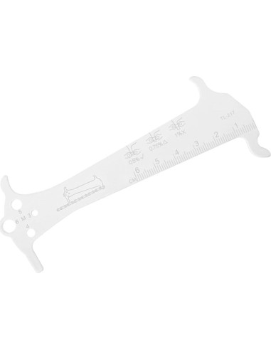 Medidor de Cadena de Bicicleta ZHIZHOUNEY Aluminio 130x50mm