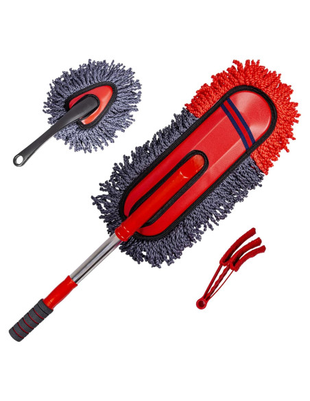 Duster de Microfibra Telescópico bzczh para Automóvil 73-86 cm Duster de Microfibra Telescópico bzczh para Automóvil 73-86 cm