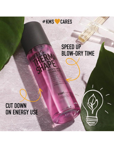 KMS Thermashape Spray Secado Rápido 200 g Acabado Natural