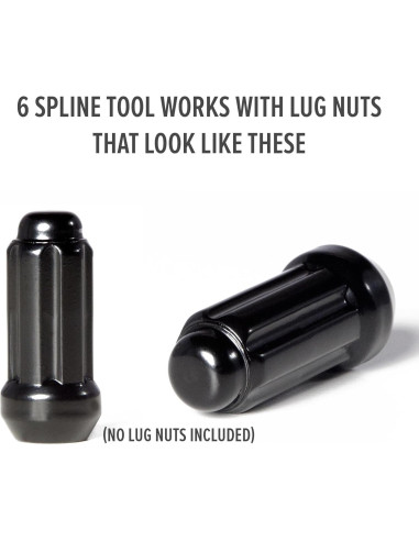 Llave de tuerca de spline 6 puntos Circuit Performance grande