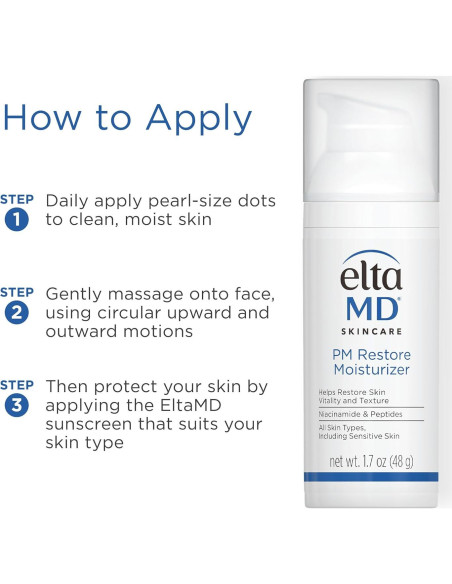 Hidratante Nocturno EltaMD PM Restore 50ml Piel Seca Hidratante Nocturno EltaMD PM Restore 50ml Piel Seca