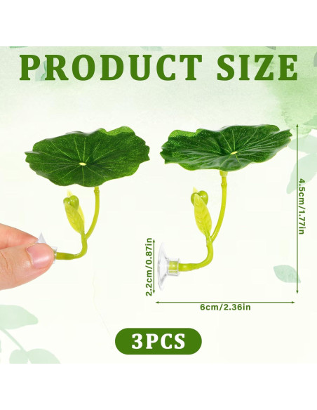 Hamaca para Peces Betta QfwdfcTrenz 3 Pcs Verde Decorativa