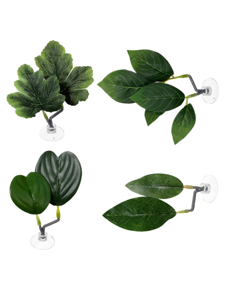 4 Hojas de Betta KALIONE - Accesorios para Acuario Verde 4 Hojas de Betta KALIONE - Accesorios para Acuario Verde