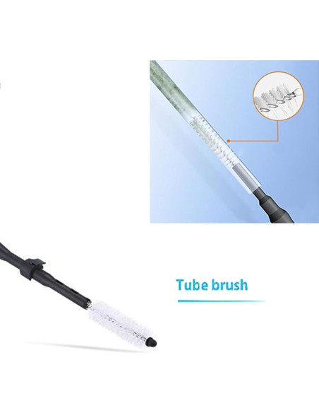 Kit de limpieza de acuarios Carefree Fish 4EN1 fibra carbono Kit de limpieza de acuarios Carefree Fish 4EN1 fibra carbono
