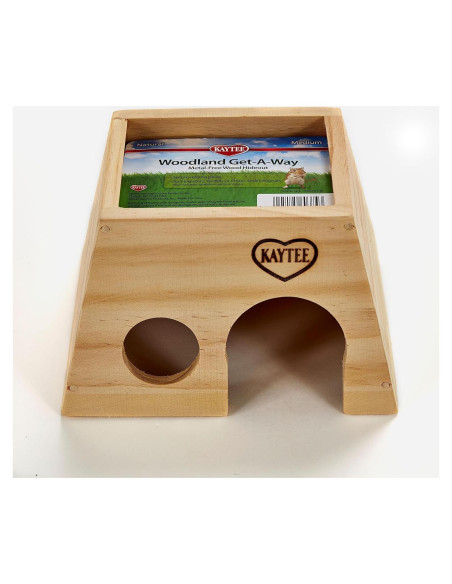 Escondite de Madera Kaytee Woodland Mediano 14.6x17.4 cm Escondite de Madera Kaytee Woodland Mediano 14.6x17.4 cm