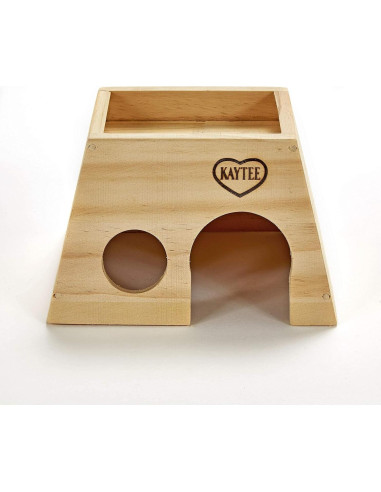 Escondite de Madera Kaytee Woodland Mediano 14.6x17.4 cm