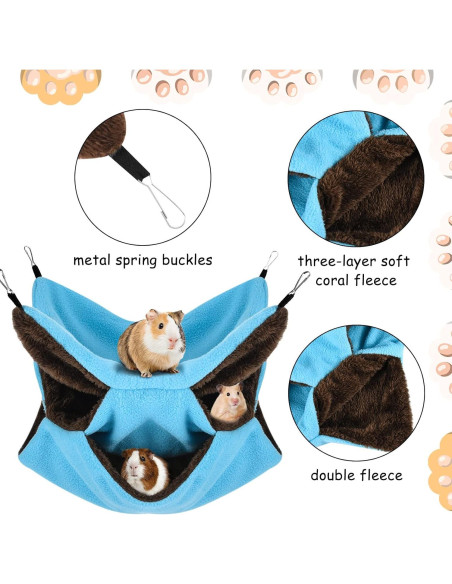 Hamaca Colgante para Mascotas XINRUI 30x30cm 3 Niveles Hamaca Colgante para Mascotas XINRUI 30x30cm 3 Niveles