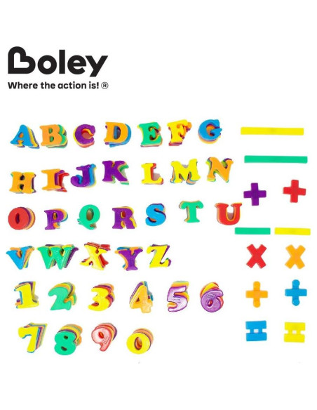 Boley 202 Piezas Letras y Números Magnéticos Educativos Boley 202 Piezas Letras y Números Magnéticos Educativos