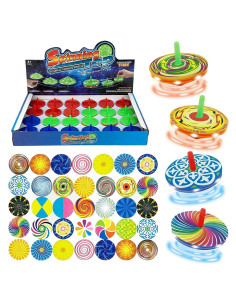 Set de 24 Trompos Mini Giratorios LED Liberty Imports