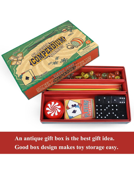 GOTHINK Conjunto de Juegos Clásicos 6-en-1 para Niños GOTHINK Conjunto de Juegos Clásicos 6-en-1 para Niños