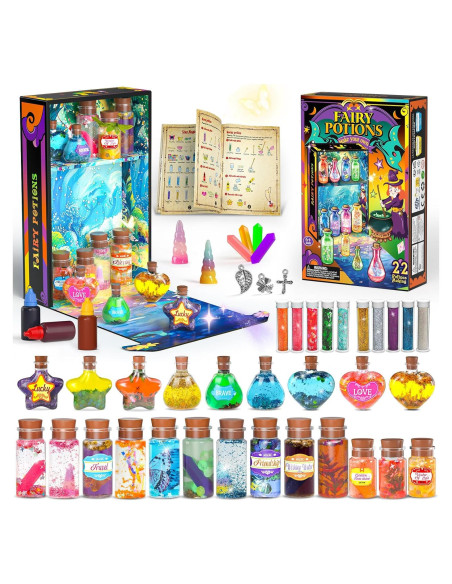 Kit de Pociones Mágicas GORISPI - 22 Pociones para Niñas 6-12 Años Kit de Pociones Mágicas GORISPI - 22 Pociones para Niñas 6-12 Años