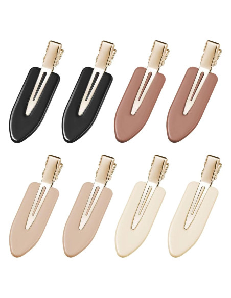 Set de 8 Clips para el Cabello YIERSO Sin Marcas Café Negro Set de 8 Clips para el Cabello YIERSO Sin Marcas Café Negro