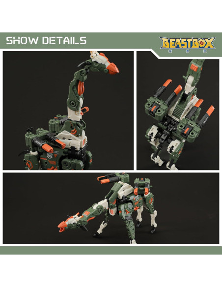Figura de Acción 52TOYS BEASTBOX Moonsafari Transformable 22cm Figura de Acción 52TOYS BEASTBOX Moonsafari Transformable 22cm