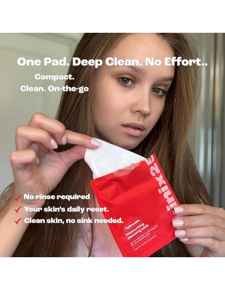 Discos Limpiadores Hidratantes Skinix25 - 20 Toallitas Algodón