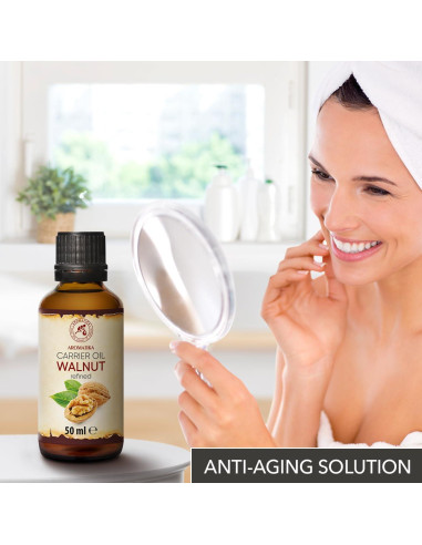 Aceite de Nuez Aromatika 50ml 100% Puro para Piel y Cabello