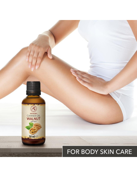 Aceite de Nuez Aromatika 50ml 100% Puro para Piel y Cabello Aceite de Nuez Aromatika 50ml 100% Puro para Piel y Cabello