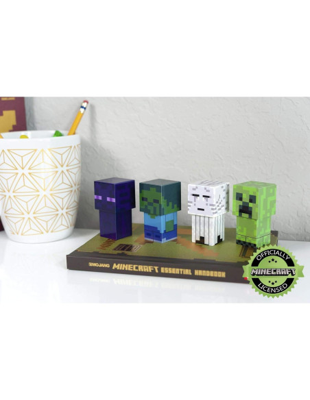 Conjunto de luces LED Minecraft 4 figuras Ukonic 14x3.6 cm Conjunto de luces LED Minecraft 4 figuras Ukonic 14x3.6 cm