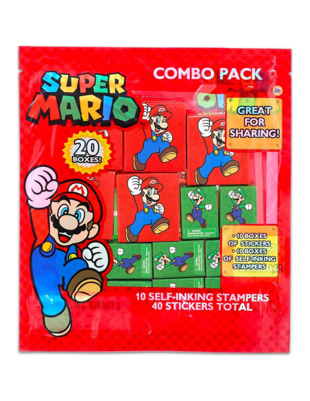 Cajas de Favor de Fiesta Super Mario - Paquete 60 Piezas Cajas de Favor de Fiesta Super Mario - Paquete 60 Piezas