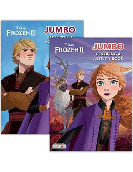 Conjunto de Libros para Colorear Disney Frozen 2 con Stickers Conjunto de Libros para Colorear Disney Frozen 2 con Stickers