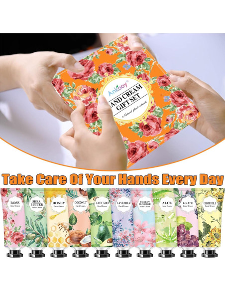 Set de 10 Cremas de Manos Naturales CMWGKBC - Hidratación Profunda Set de 10 Cremas de Manos Naturales CMWGKBC - Hidratación Profunda