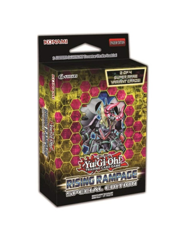 Yu-Gi-Oh! Cartas Edición Especial Rising Rampage - 3 Paquetes + 2 Nuevas