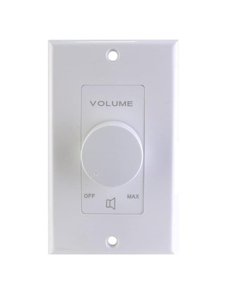Control de Volumen Skywalker SAG4801 100W con Placas Blancas Control de Volumen Skywalker SAG4801 100W con Placas Blancas