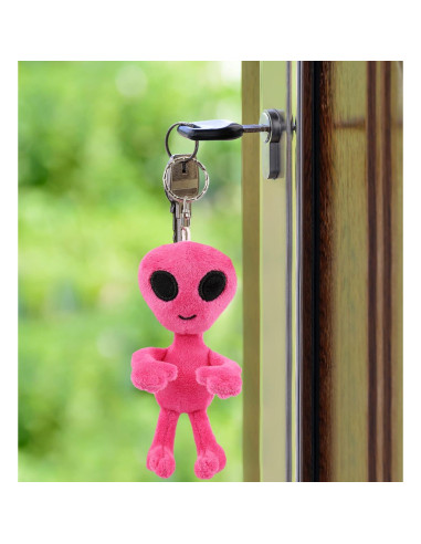 Llave de Peluche Alienígena Rosa DolliBu 12.7 cm