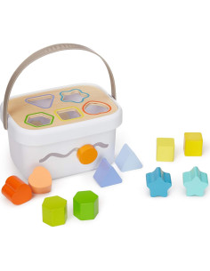 Conjunto de Juguetes de Clasificación y Apilador Amazon Basics 2