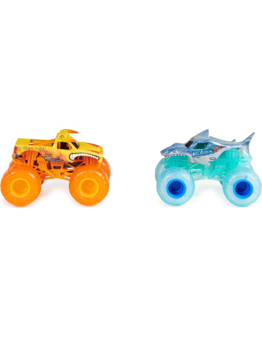 Monster Jam 2-Pack El Toro Loco vs Megalodon 1:64 Die-Cast