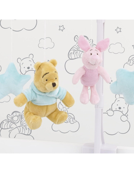 Móvil Musical Disney Winnie the Pooh con Peluche 30.5x22.9cm Móvil Musical Disney Winnie the Pooh con Peluche 30.5x22.9cm