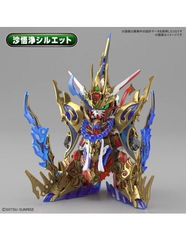 Kit de Modelo Bandai Spirits SD Gundam Wukong Impulse 24.13x4.45cm