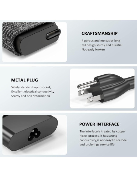 Cargador USB C 65W HP para Spectre, Envy, EliteBook Cargador USB C 65W HP para Spectre, Envy, EliteBook